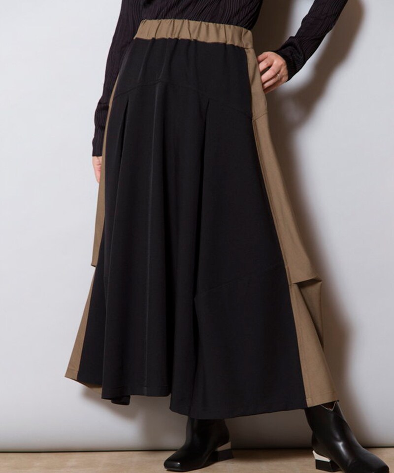 バイカラータックコクーンスカート | オズモーシス(OSMOSIS) | マルイ
