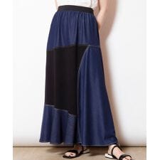 切替フレアースカート