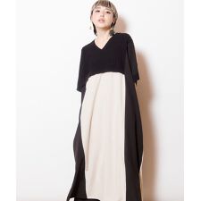 2WAY切替ニットワンピース