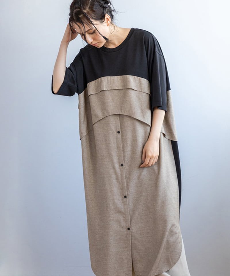 osmosis 2wayパイピングワンピース OSMOSIS ワンピース 2WAYパイピングワンピース レディース