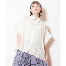 バックギャザーブラウス