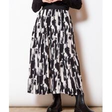 オズモーシス(OSMOSIS)のプリントギャザースカート