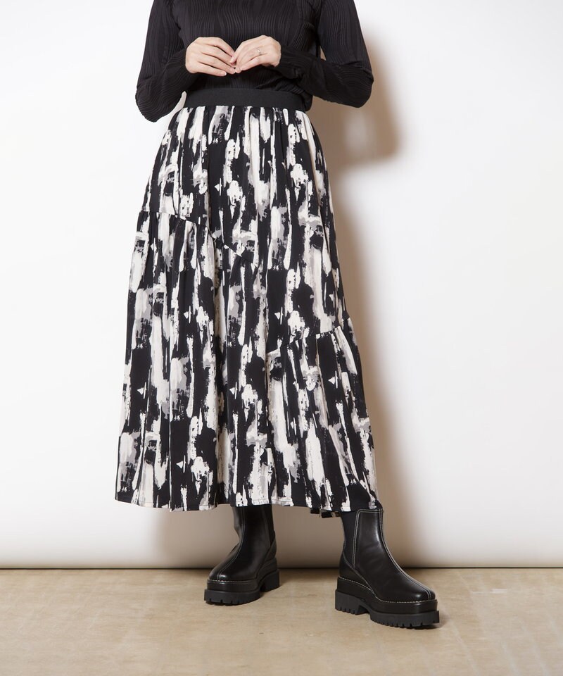 オズモーシス（OSMOSIS）/プリントギャザースカート プリントギャザースカート | オズモーシス(OSMOSIS) | マルイウェブ