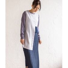 2WAYレイヤードプリーツワンピース