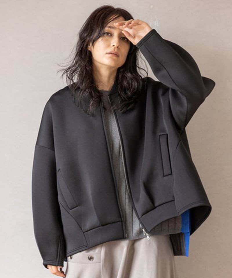 サステナブル】スタンドカラーブルゾン | アダムエロペ(ADAM ET ROPE