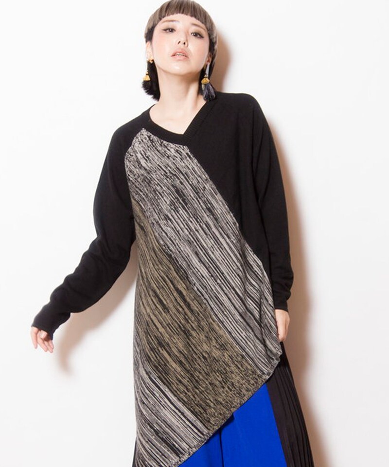 シャギーラインニットプルオーバー | オズモーシス(OSMOSIS) | マルイ
