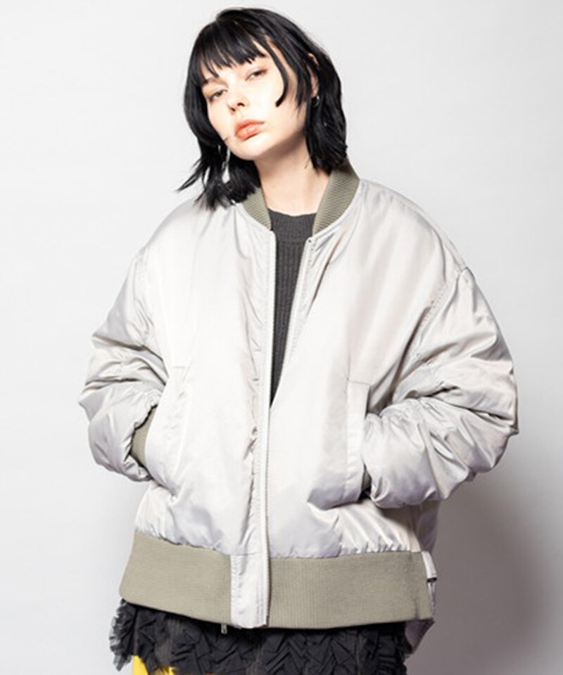 今季　SALON adam et ropé アダムエロペ　リネンツイルブルゾン リネンツイルブルゾン | サロン アダム エ ロペ(SALON adam et