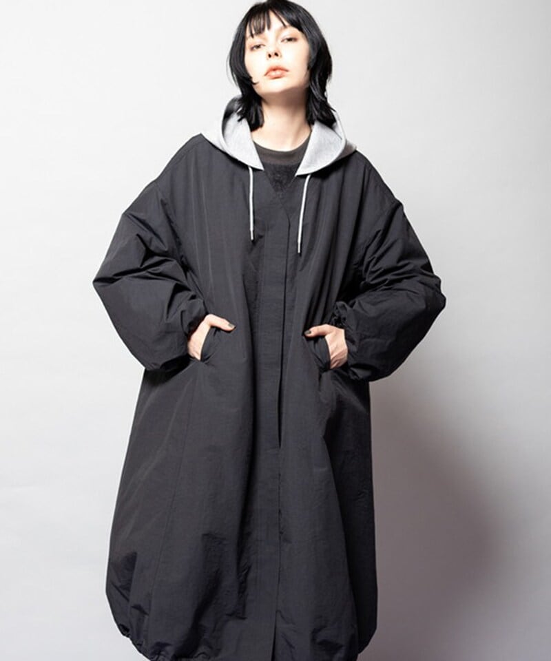 【美品✨】OSMOSIS オズモーシス サイドプリーツ 切替 コート フリー プリーツ切替スカート | OSMOSIS loaf