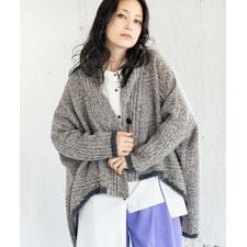 2WAYワイドニットカーディガン