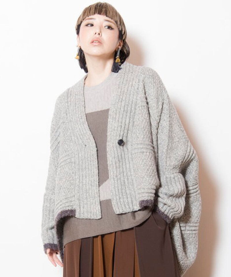 2WAYワイドニットカーディガン | オズモーシス(OSMOSIS) | マルイ