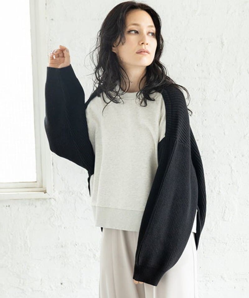 2WAY配色ニットワンピース | オズモーシス(OSMOSIS) | マルイウェブ