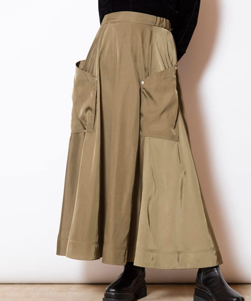 プリントギャザースカート | オズモーシス(OSMOSIS) | マルイウェブ