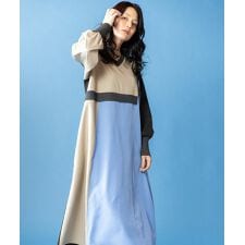 2WAY配色切替ワンピース