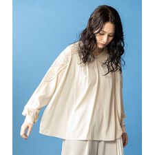 2WAYレース切替ブラウス