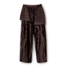 ランダムプリーツカスケードパンツ