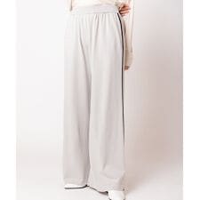 配色ラインニットパンツ