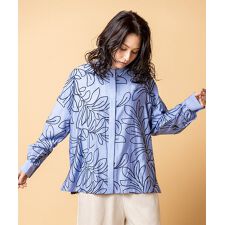 エンブロイダリー比翼シャツ