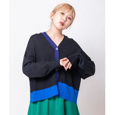 2WAY切替ニットカーディガン