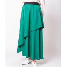 アシンメトリー切替スカート