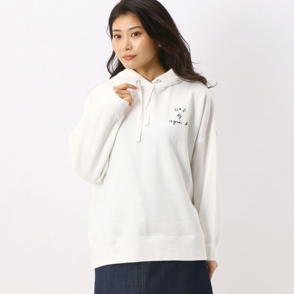 To b. by agnes b. WQ08 HOODIE ロゴパーカー WQ08 HOODIE ロゴ