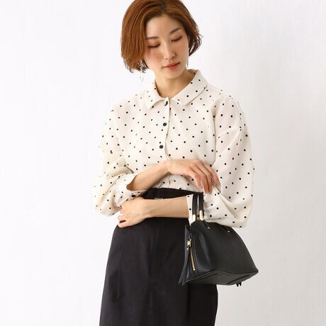 WP86 CHEMISE ドットブラウス | トゥービーバイアニエスベー(To b. by 