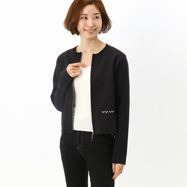 WQ58 CARDIGAN ジップアップカーディガン | トゥービーバイ