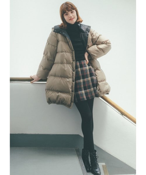 ダウンコートTo b. by agnes b. reversible down coat.