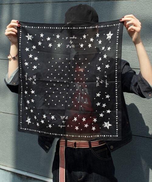 WT14 BANDANA スターバンダナ | トゥービーバイアニエスベー(To WT14 BANDANA スターバンダナ | トゥービーバイアニエスベー(To