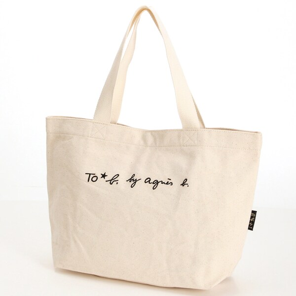 WU34 SAC ロゴ キャンバス トートバッグ | トゥービーバイ