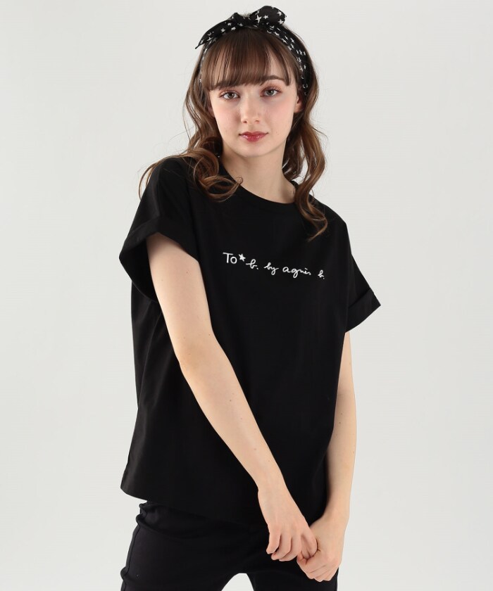 WT13 TS マカロンロゴTシャツ | トゥービーバイアニエスベー(To