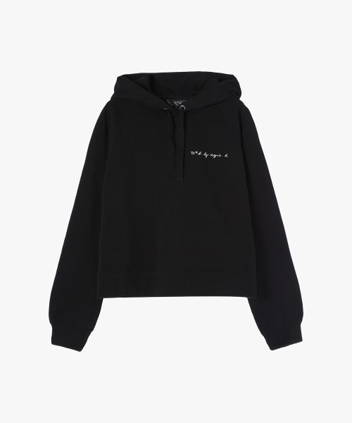 Agnes b. 八の字　コットンジップパーカー　グレー　フーディー To b. by agnes マウンテンパーカー ウインドブレーカー WEBスペシャル