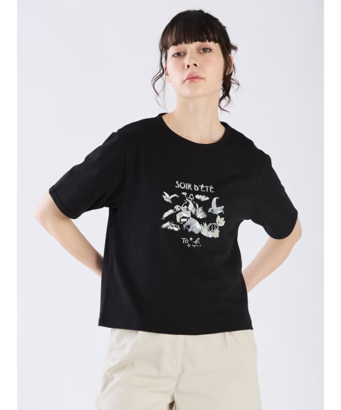 WW21 TS SOIR D'ETE(BIRD) Tシャツ | トゥービーバイアニエスベー(To b. by agnes b.) |  マルイウェブチャネル