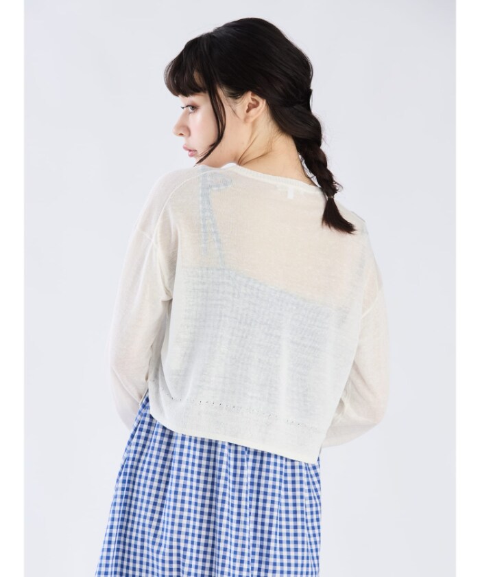 WR27 CARDIGAN シアーニット カーディガン | トゥービーバイ