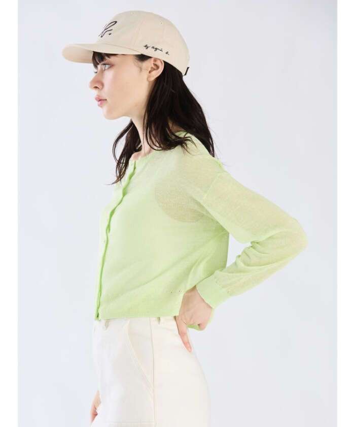 WR27 CARDIGAN シアーニット カーディガン | トゥービーバイ