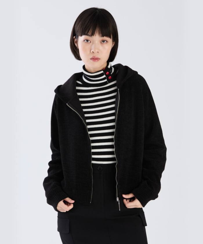 WEB限定 WV16 HOODIE ボアジップフーディ | トゥービーバイアニエスベー(To b. by agnes b.) | マルイウェブチャネル