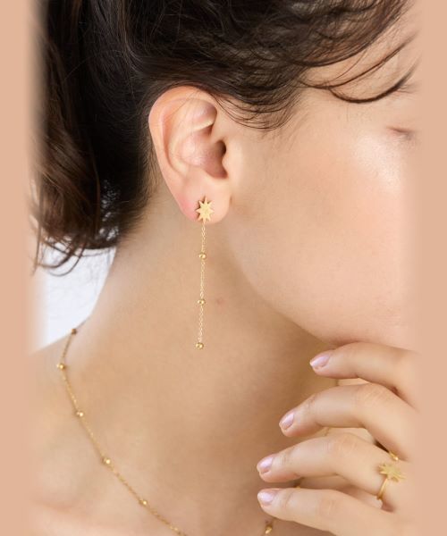 To b. by agnes ピアス ラインハートピアス レディース
