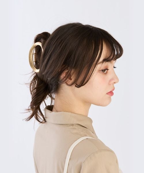 アニエスベー アニエス・ベー agnes b. 髪どめ 髪留め ヘアバレッタ agnes b.｜ロゴバレッタ | Rakuten Fashion(楽天ファッション