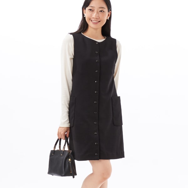 【To b. by agnes b.】WQ69 ROBE ジャンパースカート To b. by agnes b.（トゥービーバイアニエスベー）の「WQ69 ROBE
