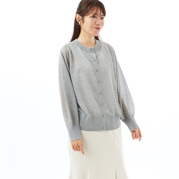 アニエスベー　Agnes.bカーディガン　ゴートスエード アニエスベー Agnes.bカーディガン ゴートスエード アニエスベー