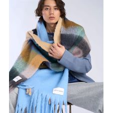 トゥービーバイアニエスベー(To b. by agnes b.)のブロックチェックストール