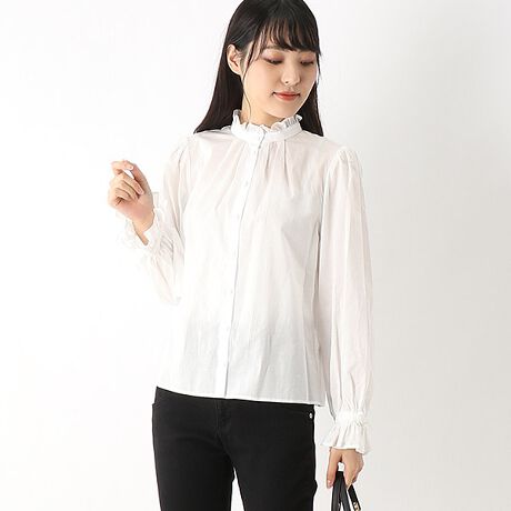 WP68 CHEMISE フリルブラウス | トゥービーバイアニエスベー(To b. by 