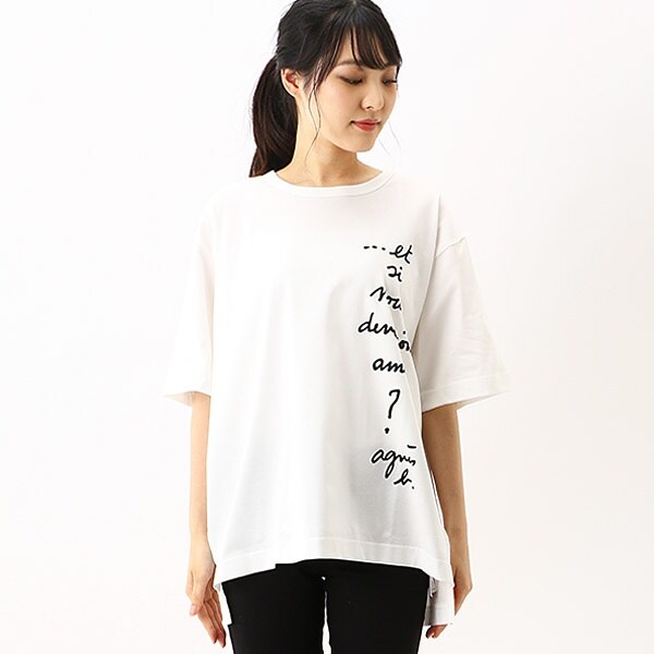 送料無料の商品 WL84 TS トゥービーバイ | メッセージビッグシルエットTシャツ Tシャツ(半袖/袖なし)