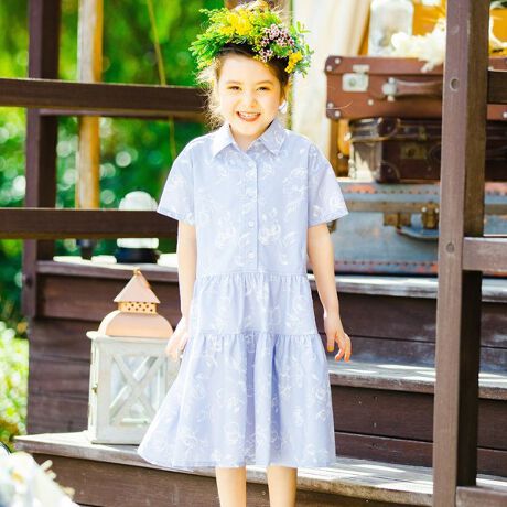 花柄半袖ティアードワンピース ブランシェス Branshes ファッション通販 マルイウェブチャネル Cb002 408 60 01