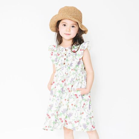 ボタニカル柄フリルワンピース ブランシェス Branshes ファッション通販 マルイウェブチャネル Cb002 737 07 01