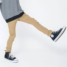 ブランシェス(branshes)の【ユニ/プレミアムストレッチ】ツイルロングパンツ