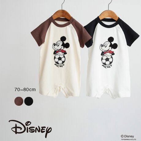 Disney/ディズニー】サガラ刺繍ラグラン半袖カバーオール ブランシェス(branshes) マルイウェブチャネル