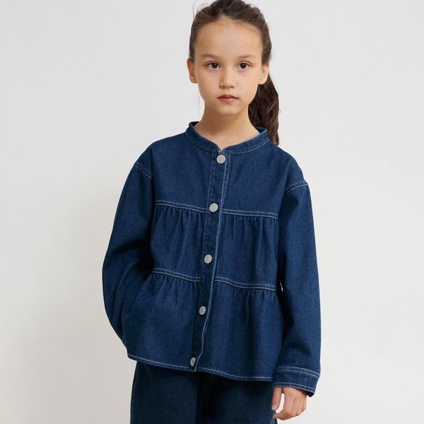 Ou? by EDWIN】デニムセーラーカラージャケット | ブランシェス