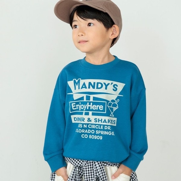 【はちぱちさま1回着用のみ】branshes ミントグリーン トレーナー 120 ブランシェス(branshes) キッズ(女の子) スウェット・トレーナー