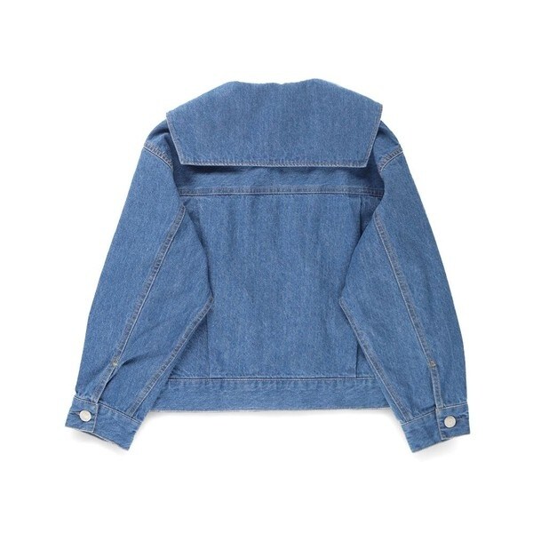セーラーカラー　デニムジャケット Ou? by EDWIN】デニムセーラーカラージャケット | ブランシェス
