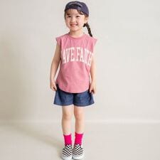 【WEB限定/DRC】裾ラウンドオーバータンクトップ
